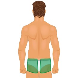 GLUTEI - Cera - Epilazione Uomo