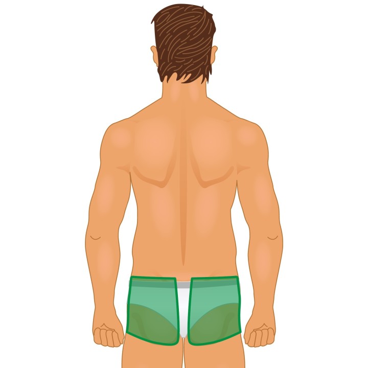 GLUTEI - Cera - Epilazione Uomo