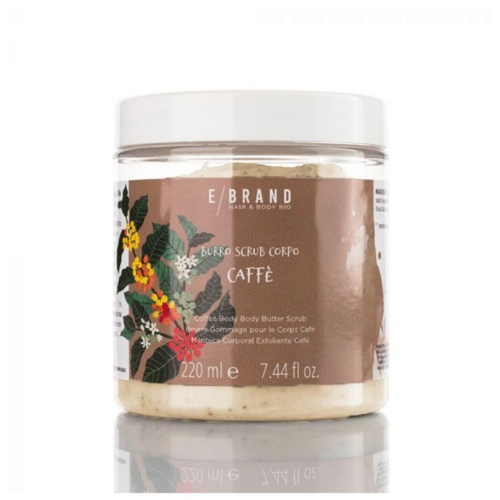 BURRO SCRUB CORPO EBRAND HAIR & BODY - Caffè - 220ml
