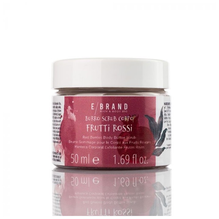 BURRO SCRUB CORPO EBRAND HAIR & BODY- Frutti di Bosco - 50ml
