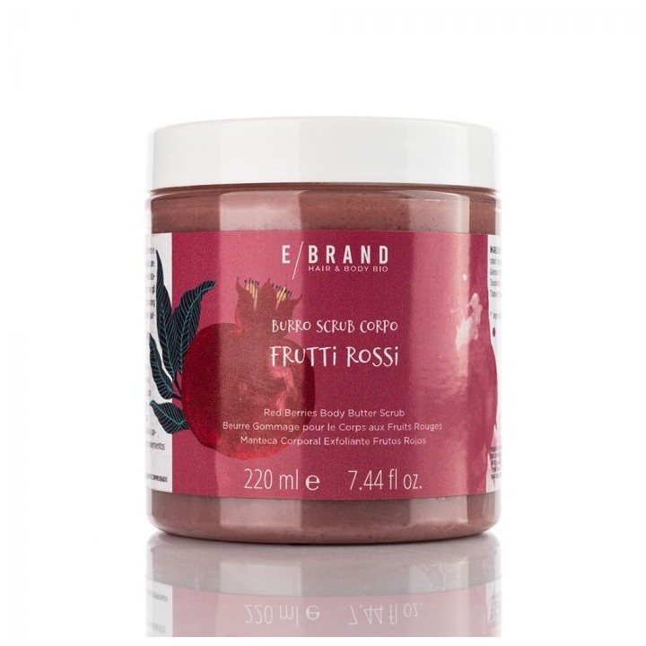 BURRO SCRUB CORPO EBRAND HAIR & BODY -Frutti di Bosco- 220ml